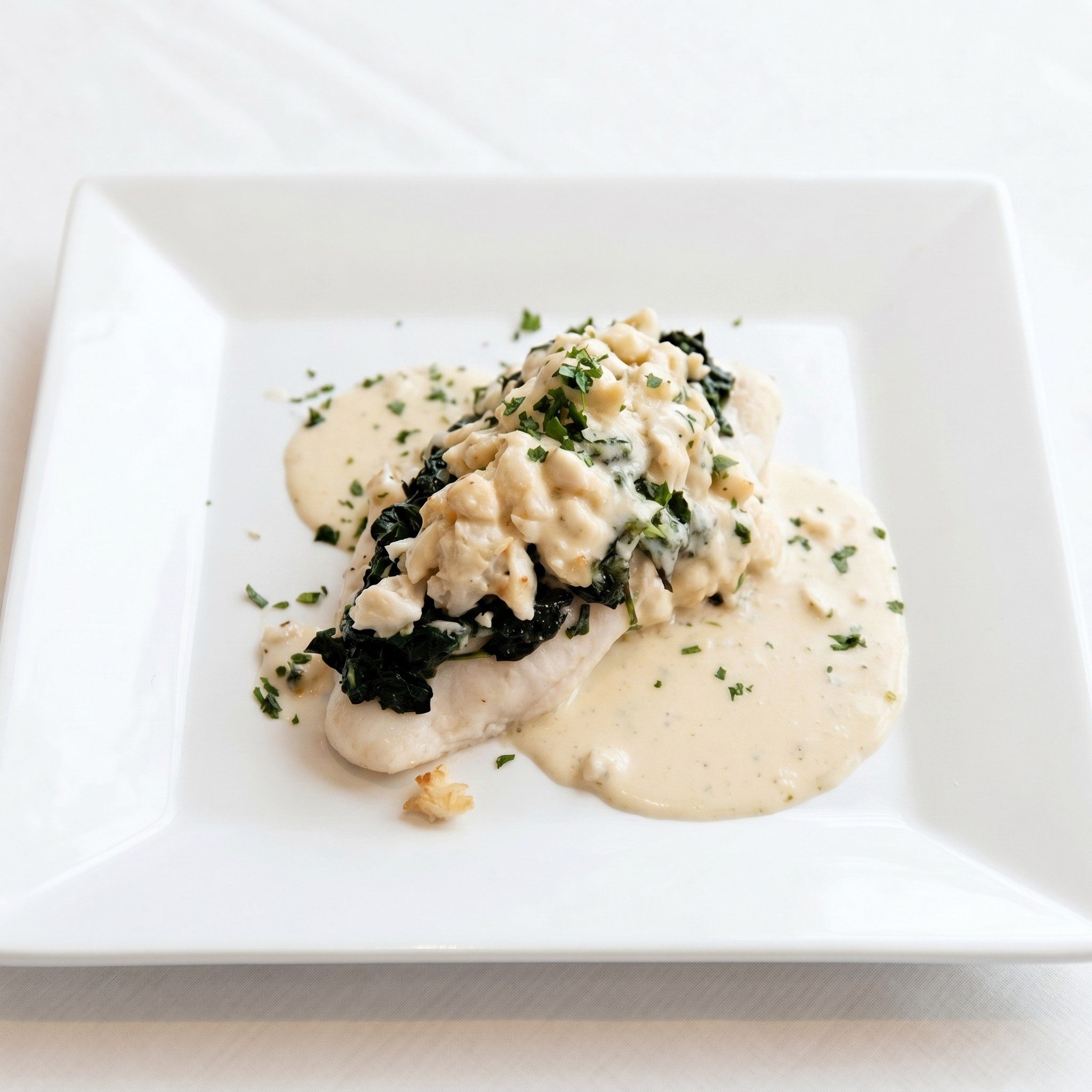 Stuffed Flounder.