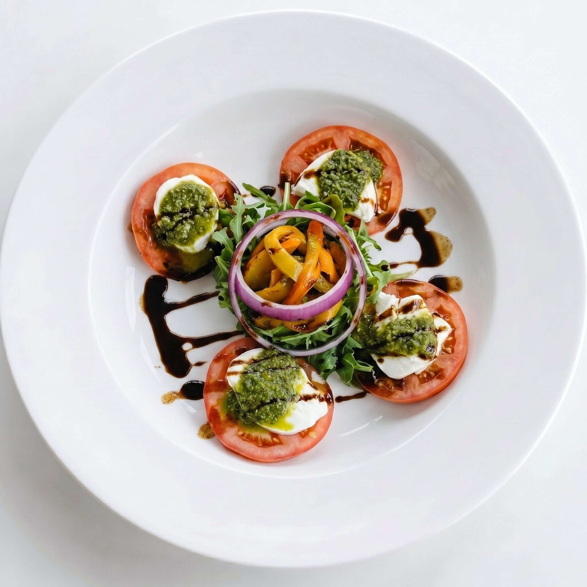 Tomato & Mozzarella Caprese.