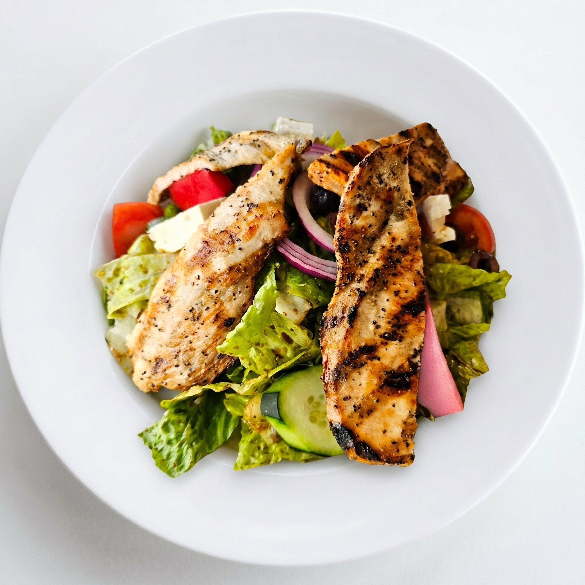 Greek Salad Lunch.