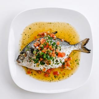 Grilled Whole Pompano