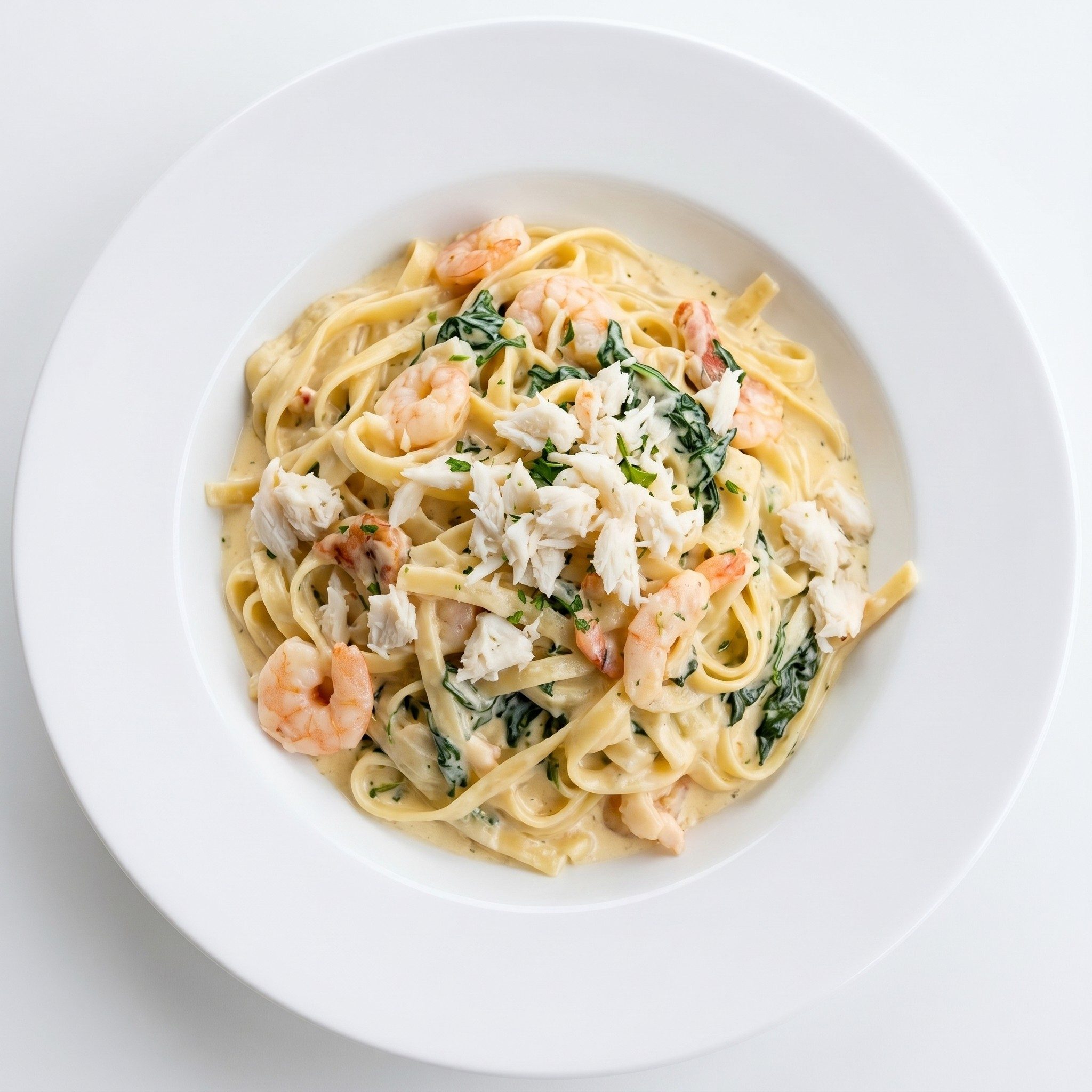 Fettuccine Smoked Salmon.