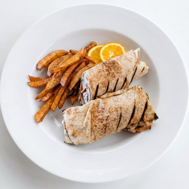 Chicken Wrap Lunch.